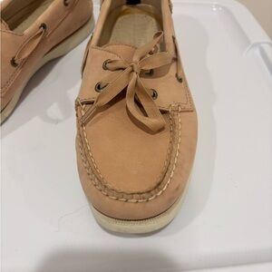 Sperry Women's Tan Leather Boat Shoes